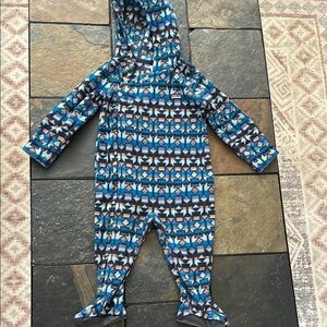 Patagonia Infant Micro Fleece Bunting Size 6-12 months